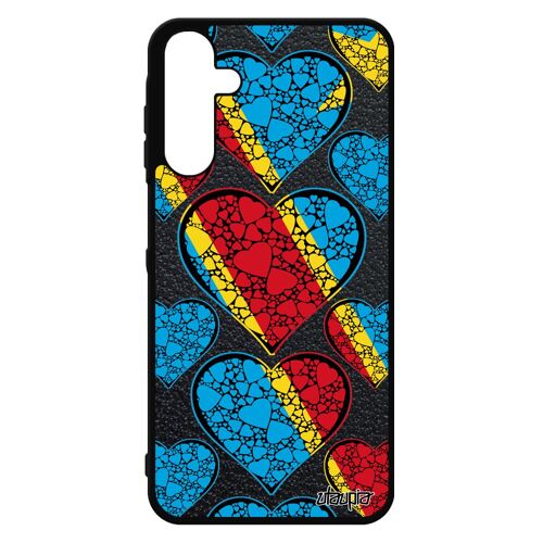 Coque Drapeau Rdc Congo Kinshasa Congolais Pour Samsung Galaxy A15 4g 5g Silicone Foot Rigide Coupe Du Monde Football Antichoc Jo De