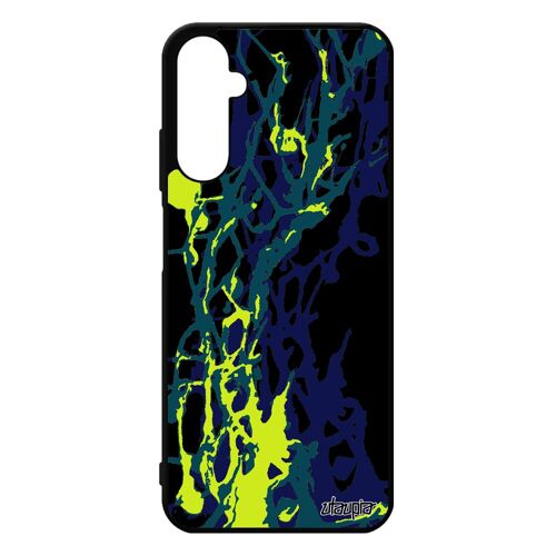 Coque Pour Samsung A05s Silicone Peinture Moderne Portable Design Dessin Bleu Fond 4g Effet Contemporain Abstrait Motif Etui Galaxy