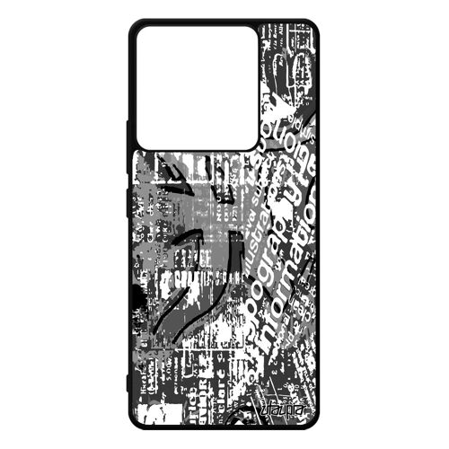 Coque Xiaomi Redmi Note 13 Pro 5g Silicone Street Art Ecriture Metal Telephone Motif Peinture Original Noir Coloré Antichoc 4g Tag