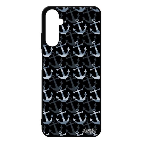 Coque Silicone Pour A05s Ancre De Bateau Marinière Gris Vintage Tpu Tapisserie Rigide Capitaine Case Jolie Telephone Samsung Galaxy