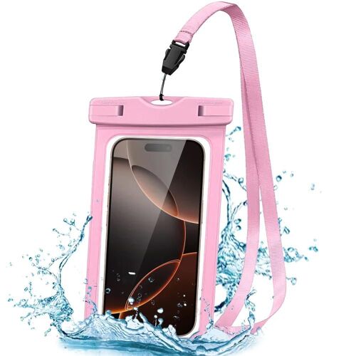 Sac Étanche pour Xiaomi 15 Ultra 14 Ultra 14T Pro 13 12 Redmi A5 A3 A2 14C 13C 12C, Pochette Waterproof IPX8 - Rose - E.F.Connection