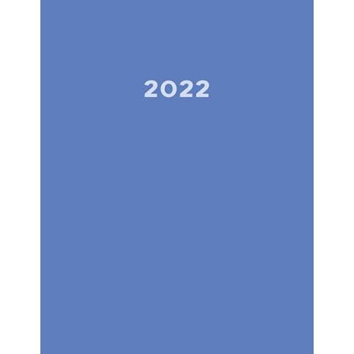 2022: Buchkalender 2022 A4 I 1 Tag 1 Seite I Zeiteinteilung Von 6-22 Uhr I 400 Seiten I Endlich Genügend Platz Zum Planen, Organisieren Und Notieren! ... I Farbe Hellblau (German Edition)