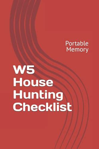 W5 House Hunting Checklist: Portable Memory