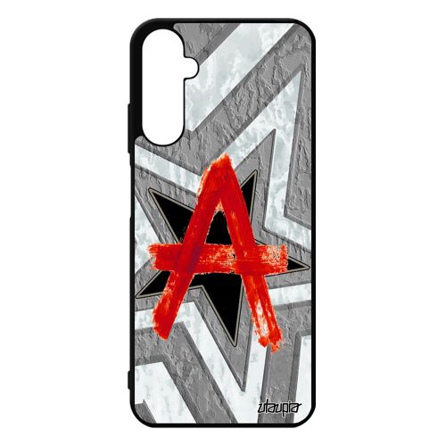 Coque Pour Samsung A05s Silicone Anarchie Case Punk Peinture Rock Signe Communisme Rebel Liberté Cadeau Etui Égalité Urbain Galaxy