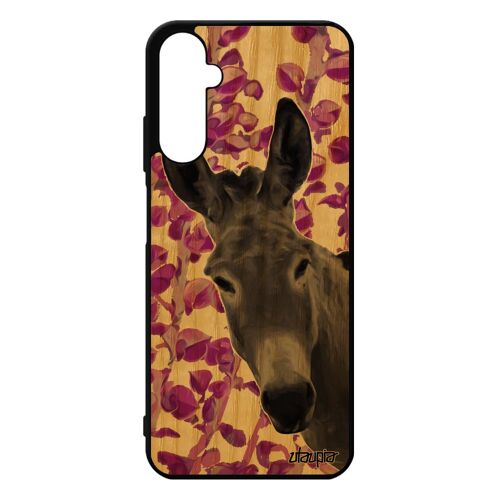 Coque A05s Bois Silicone Ane Animaux Caoutchouc Etui Design Animal Rose Tetu 4g Bourrique Mule Housse Nature Anesse Samsung Galaxy
