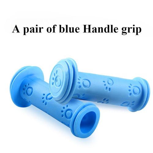 Couvercle De Poignée De Vélo Pour Enfants,Ruban De Glands,Guidon De Vélo Pour Enfants,Poignée De Scooter En Caoutchouc Étanche,Anti-Brûlure,22mm,1 Paire - Type Blue Grip