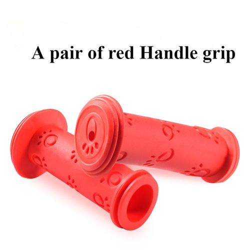 Couvercle De Poignée De Vélo Pour Enfants,Ruban De Glands,Guidon De Vélo Pour Enfants,Poignée De Scooter En Caoutchouc Étanche,Anti-Brûlure,22mm,1 Paire - Type Red Grip