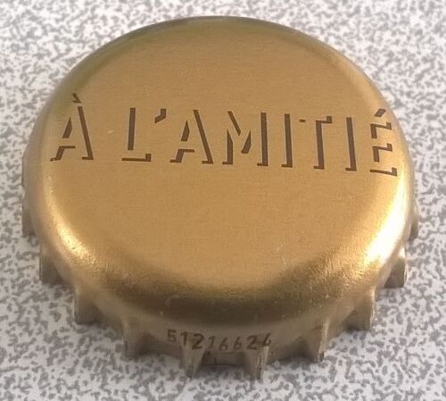 Luxembourg Capsule Bière Beer Crown Cap Diekirch À L'amitié Dorée
