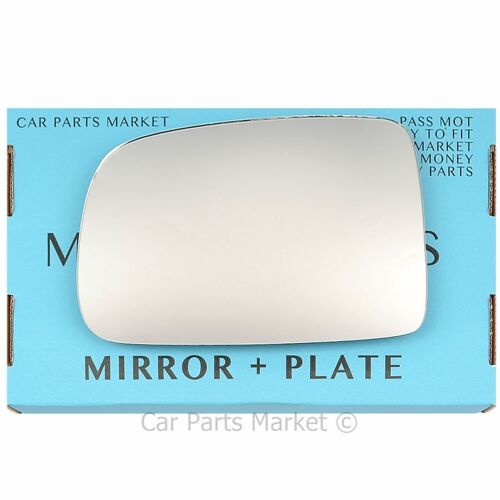 Linke Beifahrerseite Flache Flügeltür Spiegelglas Für Honda Hr-V 1999-2006 + Platte