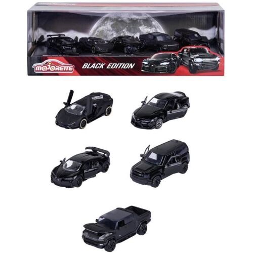 Majorette - Giftpack - Black Edition 5pcs Giftpack - Véhicules À Collectionner