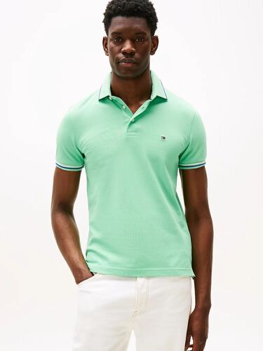 Polo Ajusté À Liseré Tipped Slim Fit Seasonal Polo/Verdant - M