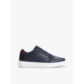 Chaussures De Basket Multitextures Crantées Avec Cuir Th Basket Core Lite Lth Mix/navy Blue