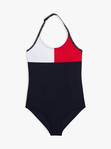 Maillot De Bain Dos Nu À Drapeau Hilfiger One Piece/Navy Blue - 14-16 Ans