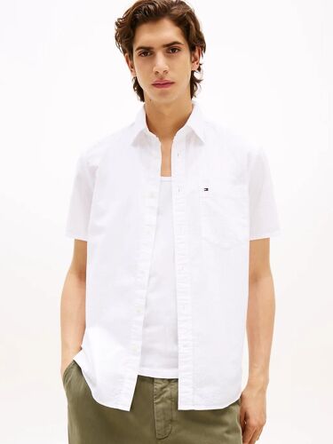 Chemise Coupe Standard En Seersucker Seersucker Solid Ss Rf Shirt/Optic White - S