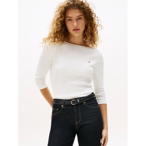 T-Shirt Ajusté À Col Bateau Slim Cody Boat-Nk 3/4slv/Nos Ecru - L