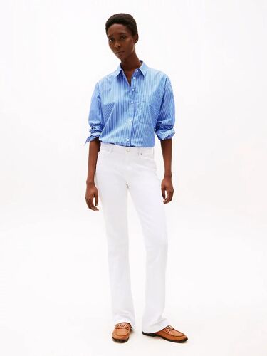 Jean Bootcut Blanc Taille Mi-Haute Bootcut Rw White/Optic White - 24-32