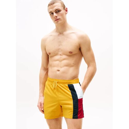 Maillot De Bain Slim Mi-Long Hilfiger Flag Sf Medium Drawstring/Marigold Yellow - S