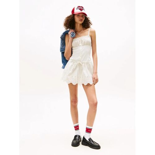 Robe Courte En Broderie Anglaise Tommy Girl Tommy Girl Broderie Dress/Ecru - S