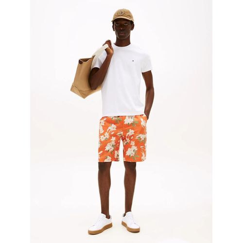 Short Décontracté Mercer À Motif Floral Mercer 7in Wash Co Ly Flrl Short/Brilliant Orange / Allover - 36