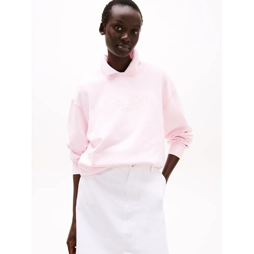 Sweat À Col Ras-Du-Cou Et Logo Reg Script Sweatshirt/Light Pink - Xl