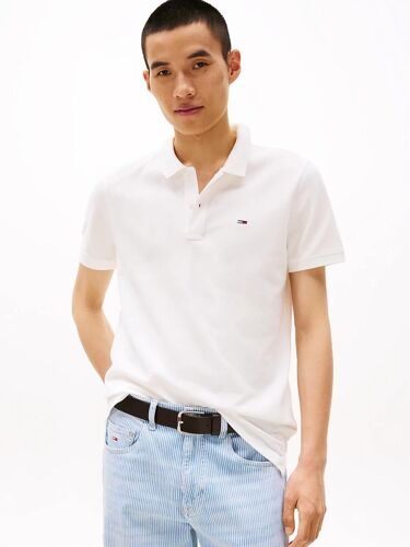 Polo Ajusté À Drapeau Tjm Slim Placket Polo Ext/Ecru - Xxxl