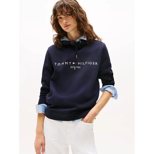Sweat À Capuche Essential À Logo Heritage Hilfiger Hoodie Ls/Navy Blue - L
