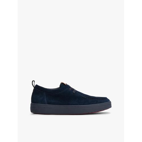 Chaussures Légères En Daim Bout Mocassin Modern Light Suede Moc Toe Shoe/navy Blue
