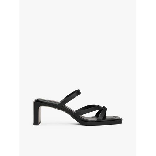 Chaussures En Cuir Talon Carré The Soho Sandal/black
