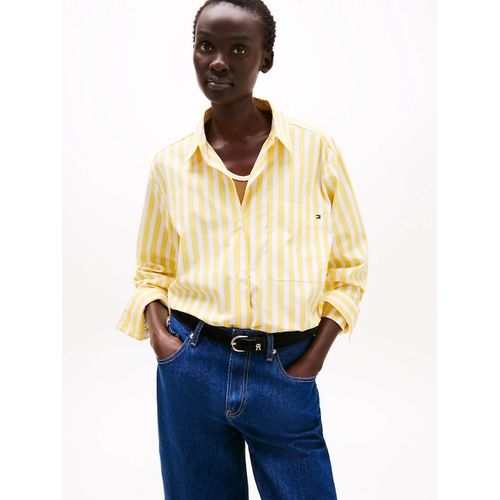 Chemise Oversize À Rayures Ess Poplin Easy Fit Shirt/Stp Citronella - 38