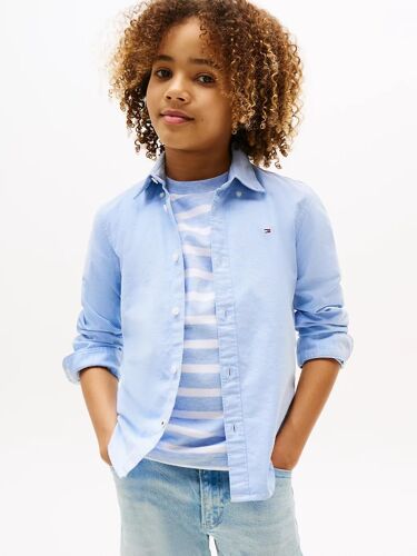 Chemise En Coton Oxford Extensible Boys Stretch Oxford Shirt L/S/Calm Blue - 122 Cm