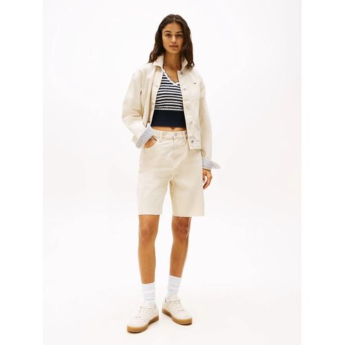 Bermuda Décontracté Taille Haute Tjw Gmd Bermuda Short/Newsprint Beige - 30