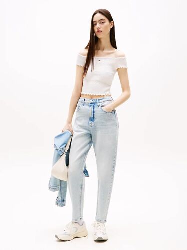 Jean Mom Fuselé Taille Très Haute Mom Jean Uh Tpr Bi5115/Denim Ultra Light - 26-32