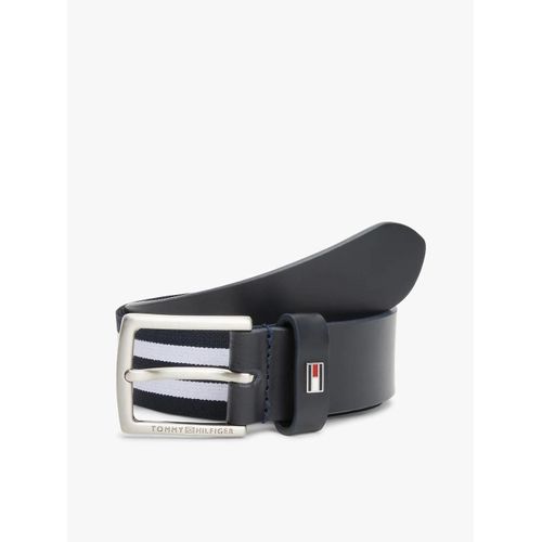 Ceinture Multitextures À Rayures Pour Enfant Kids Mix Media Seasonal Belt/Space Blue - L-Xl