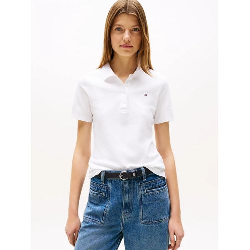 Polo Heritage Ajusté 1985 Slim Pique Polo Ss/Optic White - Xs