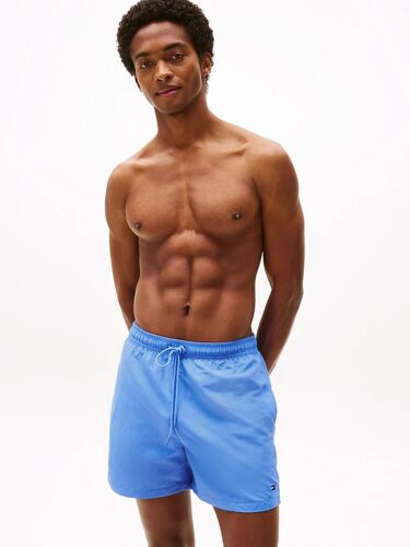 Short De Bain Mi-Long Essential Medium Drawstring/Blue Spell - L