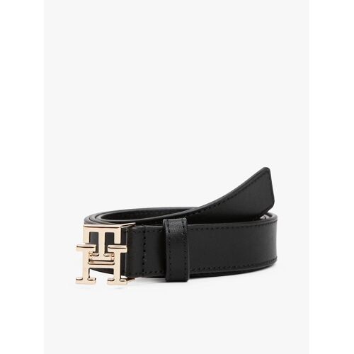 Ceinture En Cuir À Boucle Plaque Monogramme Th Modern 2.5/Black - 95 Cm