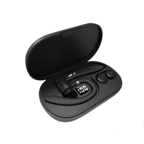 Ear-Hook bluetooth écouteurs sport casques étanches affaires mains libres casque sans fil réduction du bruit avec microphone boite de charge