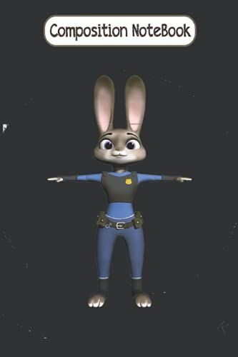 Composition Notebook: Judy Hops Average Bunny - Zotopia Journal/Notebook 6x9 Inches 100 Pages Blank Lined Paperback