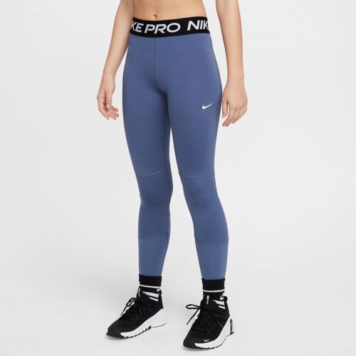 Legging Nike Pro Dri-Fit Pour Ado (Fille) - Bleu - Xl