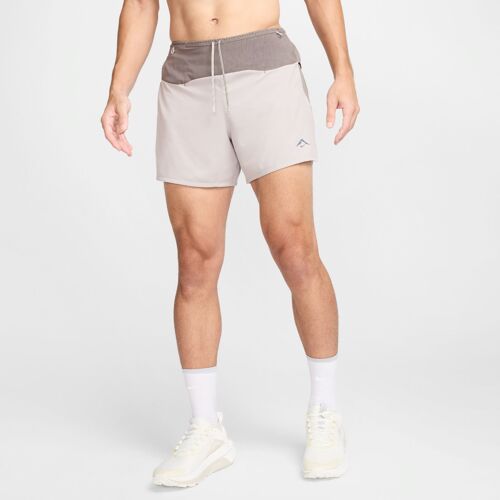 Short De Running Avec Sous-Short Intégré 13 Cm Dri-Fit Adv Nike Trail Second Sunrise Pour Homme - Gris - Xxl