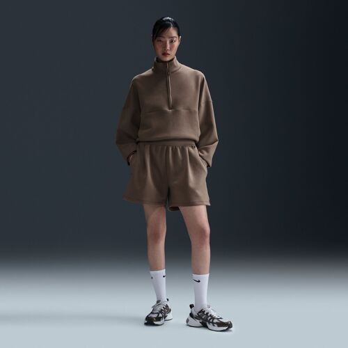 Short Ample À Taille Mi-Haute Dri-Fit Nike 24.7 Impossiblysoft 10 Cm Pour Femme - Marron