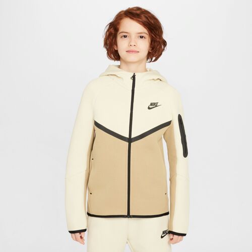 Sweat À Capuche Et Zip Nike Sportswear Tech Fleece Pour Ado - Marron - M