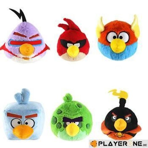 Angry Birds Space - Assort. Peluches Animées 20 Cm ( Box Of 8 )