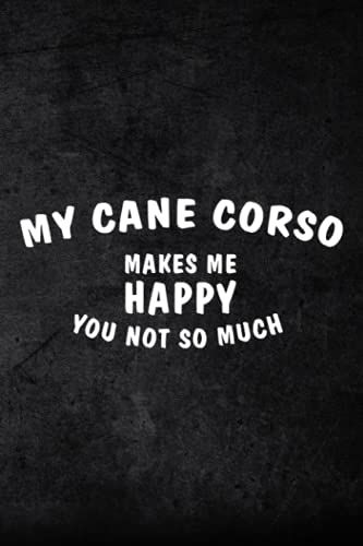 Budget Planner Cane Corso Dog Lover Funny - My Cane Corso Makes Me Happy: Finance Daily, Monthly & Weekly Budget Planner Expense Tracker Bill ... Tracker For Paying, Paycheck Bill Tracker,Mom