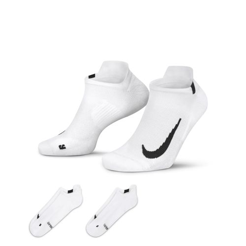 Chaussettes De Running Invisibles Nike Multiplier (2 Paires) - Blanc - 42-46