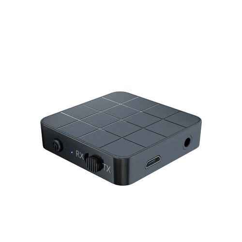 EN 1 Bluetooth 5.0 Transmetteur Audio Sans Fil Récepteur Musique Adaptateur Stéréo avec Prise AUX RCA 3.5MM