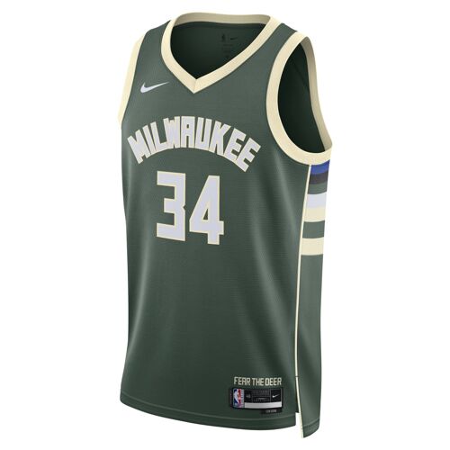 Maillot Nike Dri-Fit Nba Swingman Milwaukee Bucks Icon Edition 2022/23 Pour Homme - Vert - S