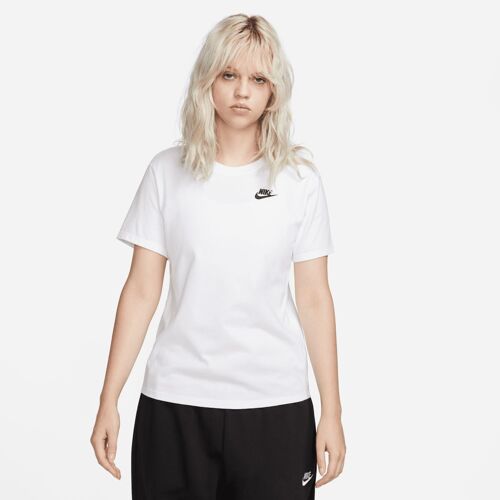 Tee-Shirt Nike Sportswear Club Essentials Pour Femme - Blanc