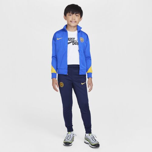 Survêtement De Foot En Maille Nike Dri-Fit Inter Milan Strike 3e Tenue Pour Ado - Bleu - L