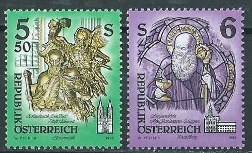 Oeuvres De Monastères Timbres Neufs** Autriche 1993 N° 1924, 1937